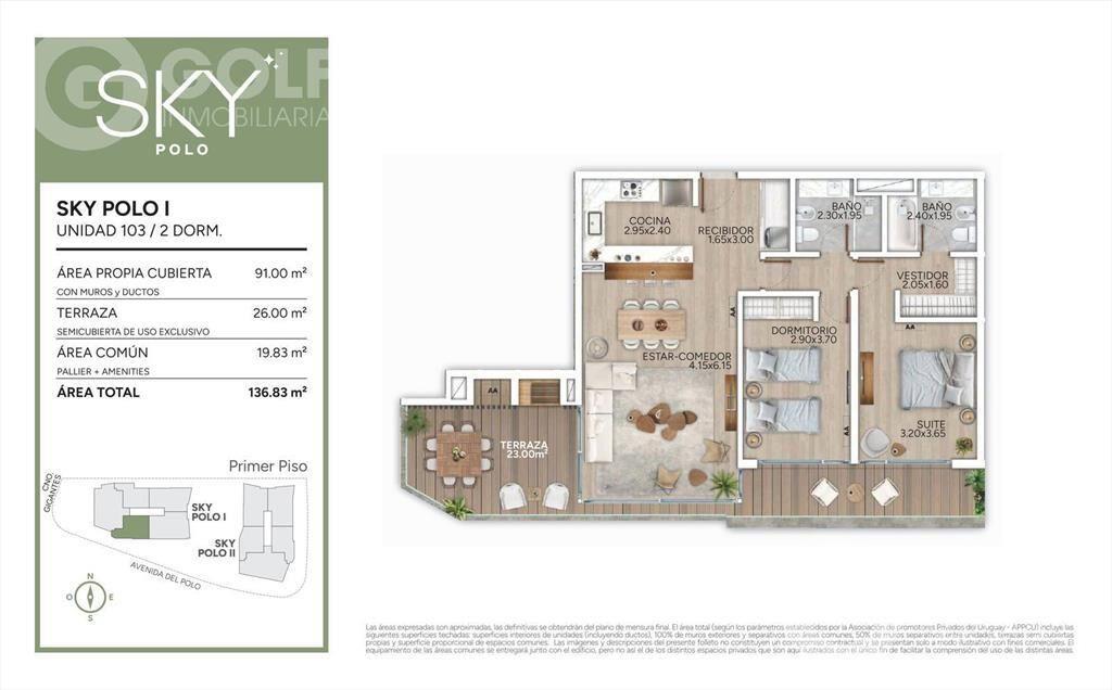 Venta de apartamento en POLO