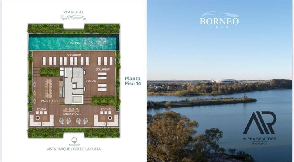 Apartamento en Borneo sobre Lago Calcagno