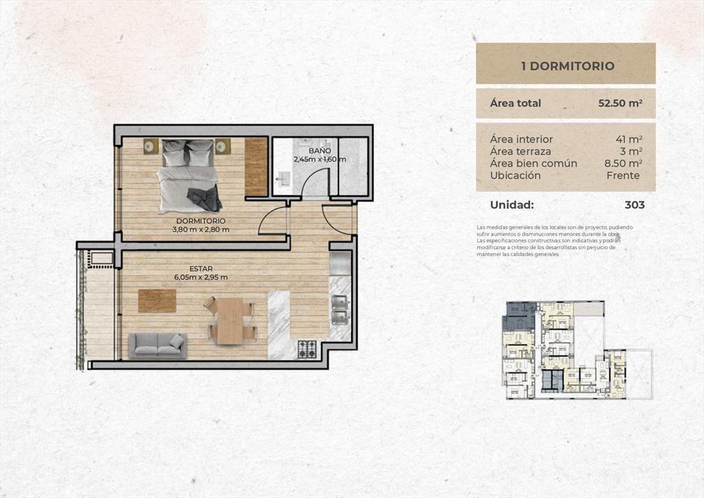 Venta Apartamento 1 Dormitorio en Centro (Montevideo)