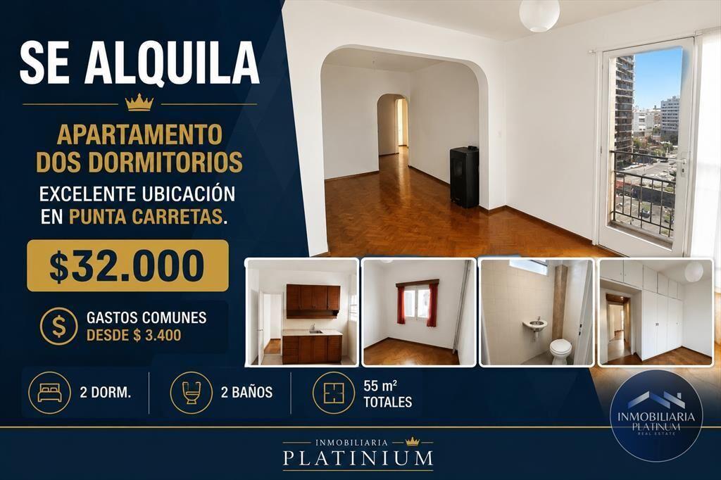 Apartamento en alquiler en Punta Carretas