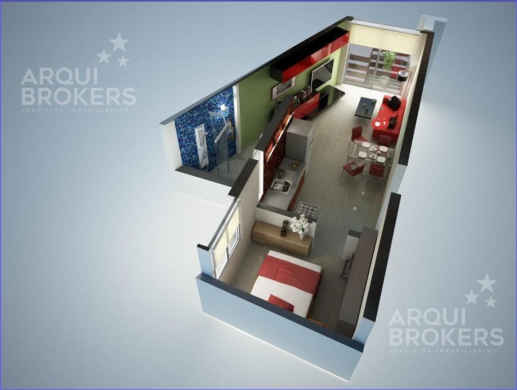 Apartamento de un dormitorio en venta en Parque Rodó