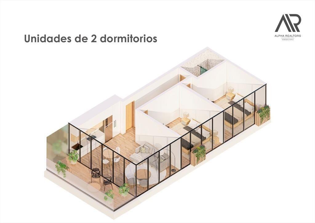 Apartamento de dos dormitorios a estrenar con garage