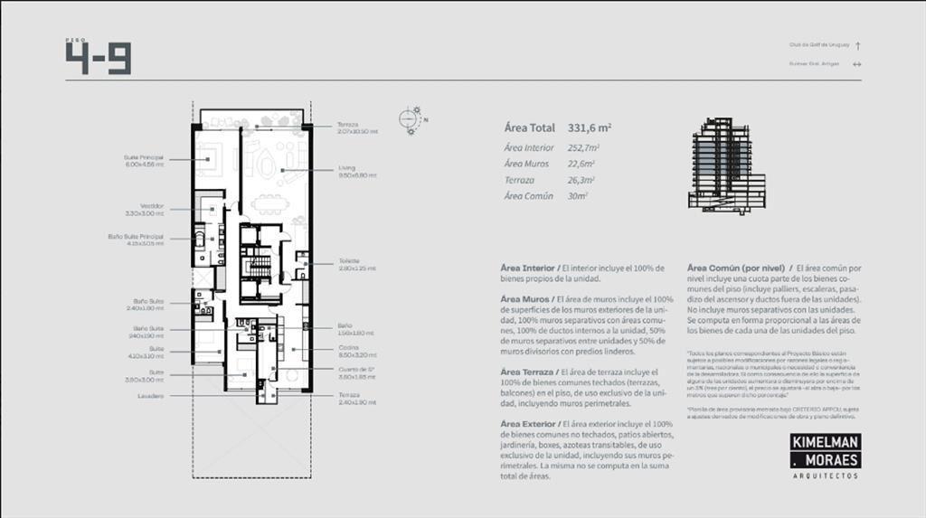 VENTA APTO PREMIUM 3 DORM Y SERV PUNTA CARRETAS
