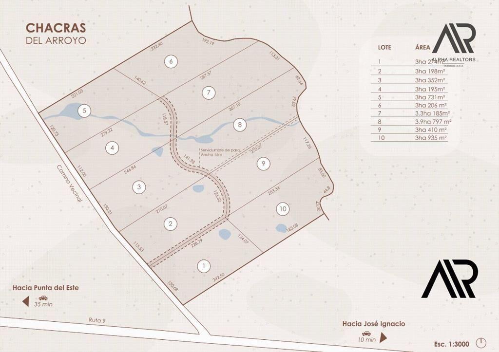 Chacra en venta de 3m2 ubicado en Puntas De Jose Ignacio