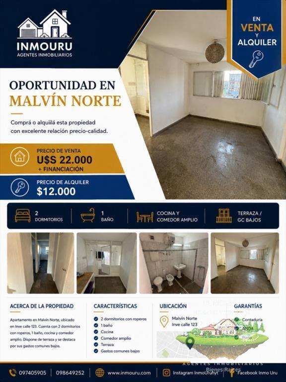 Apartamento en Malvin Norte