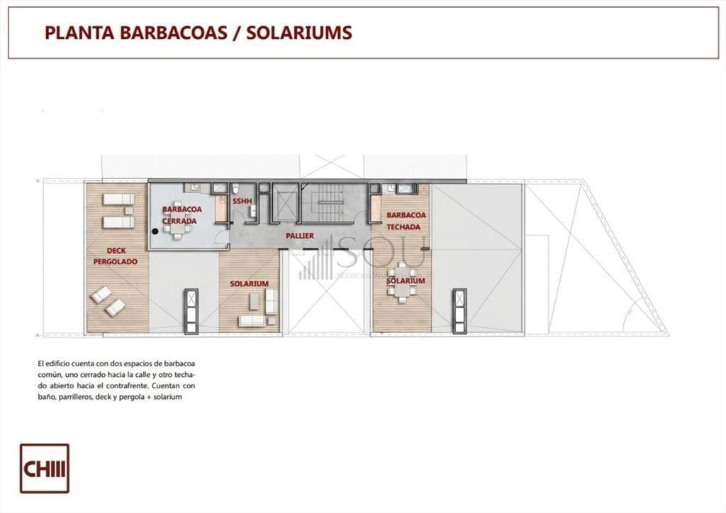 Venta apartamento monoambiente con balcón en Pocitos