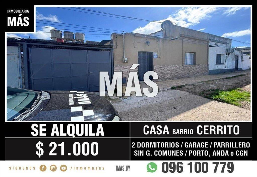 Casa Alquiler Garage Cerrito Montevideo iMas.uy MC * ...
