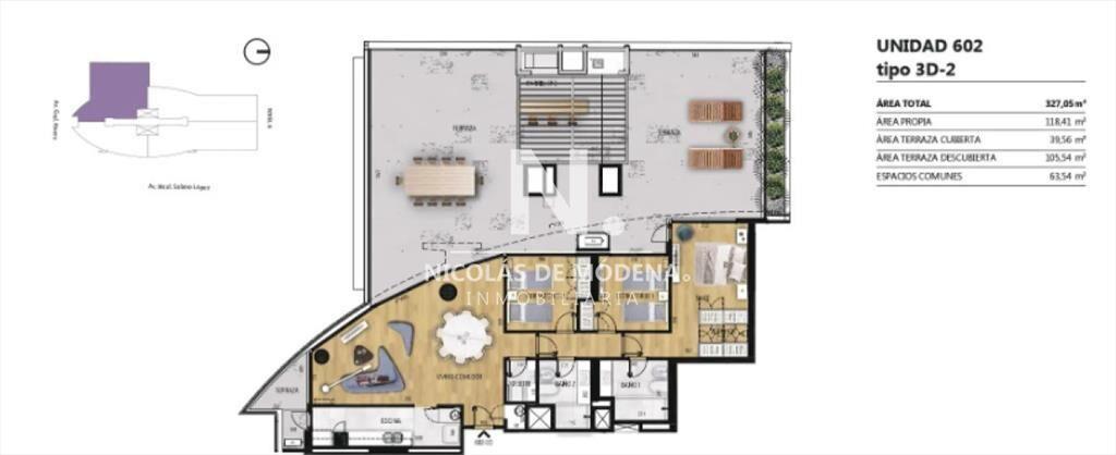 Venta Apartamento de 3 Dormitorios con vista en