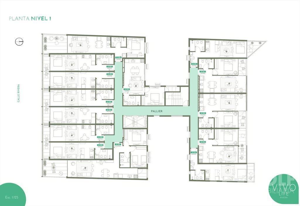 VENTA DE APARTAMENTO DE 1 DORMITORIO EN CORDON