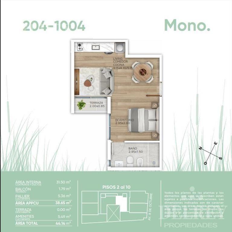 Venta Apartamento - La Blanqueada DELREY PROPIEDADES
