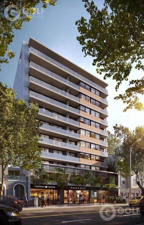 Venta de apartamento de 1 dormitorio con terraza en Pocitos