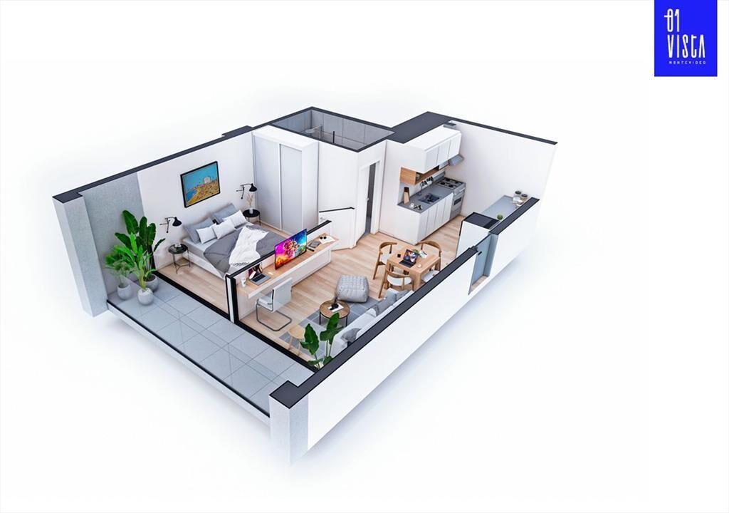 Venta apartamento 1 Dorm. 01 Vista La Blanqueada