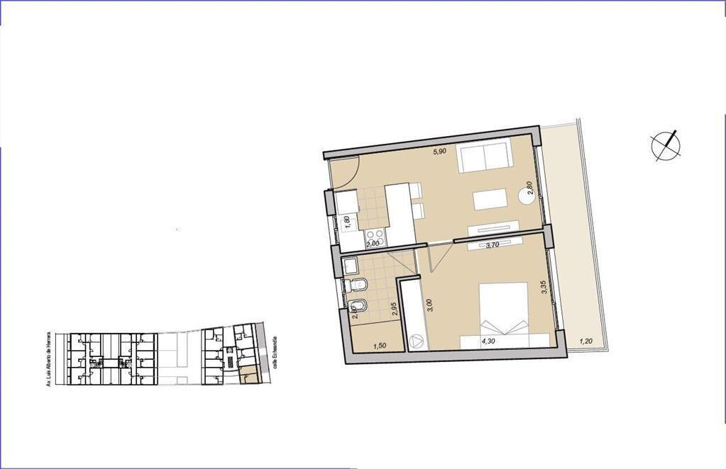 Apartamento de un dormitorio en venta en La Blanqueada - 10
