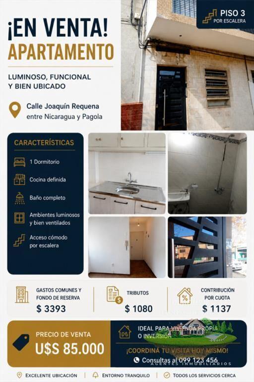 Venta de Apartamento en Tres Cruces