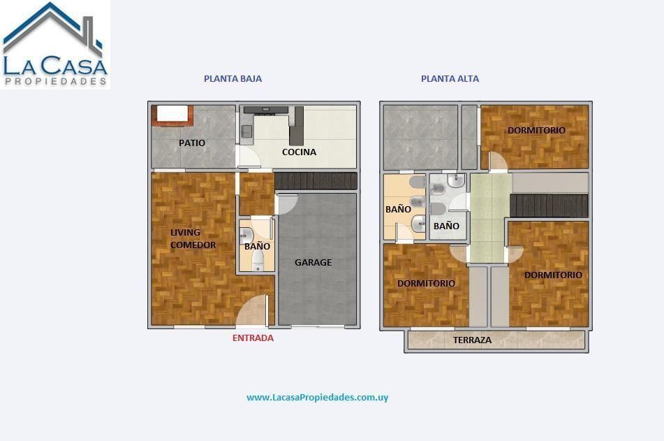 Casa a la venta de 3 dormitorios y garaje en Cordón