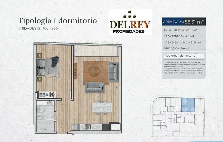 Venta Apartamento - Pocitos DELREY PROPIEDADES