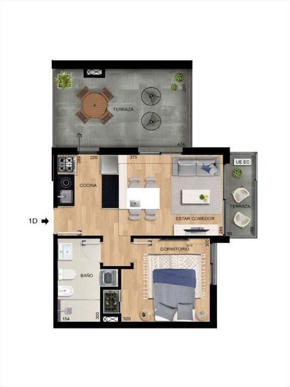 Vendo apartamento de 1 dormitorio, entrega 08/2023, Malvin