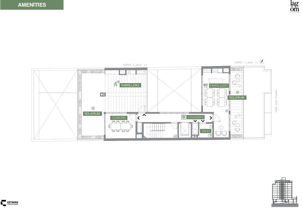 Venta Apartamento 2Dormitorio en Tres Cruces