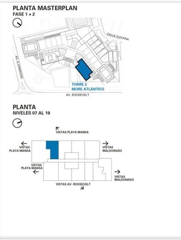 TORRE 2, MORE ATLANTICO, 1 DORM.PISO 7 C/AMENITIES