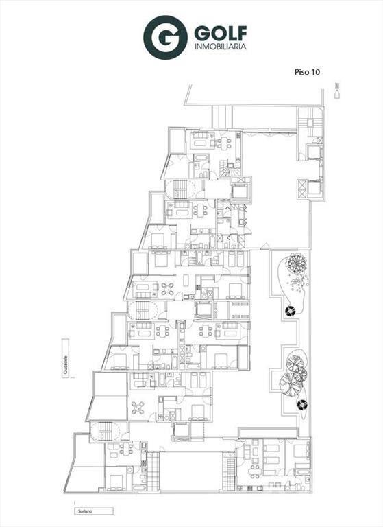 Venta  de apartamento 2 dormitorios con terraza exclusiva-