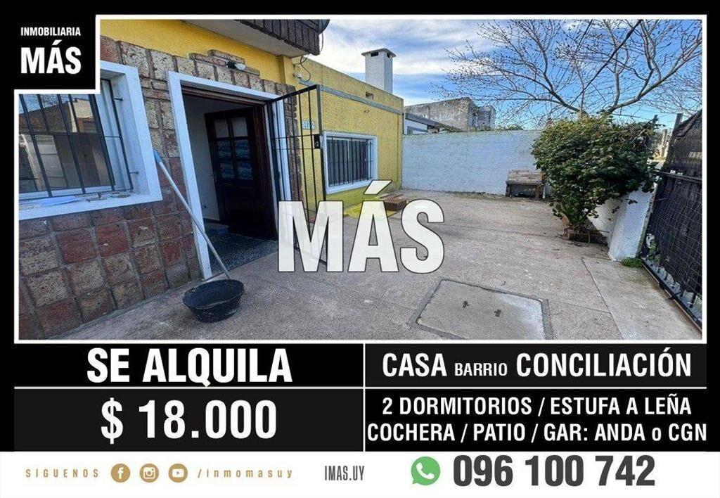 Casa Cochera Alquiler Conciliación Montevideo iMas.uy LM ...