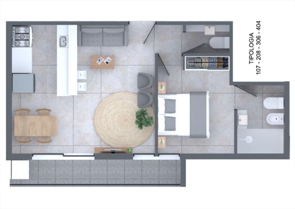 Venta apartamento 1 dormitorio Punta Carretas