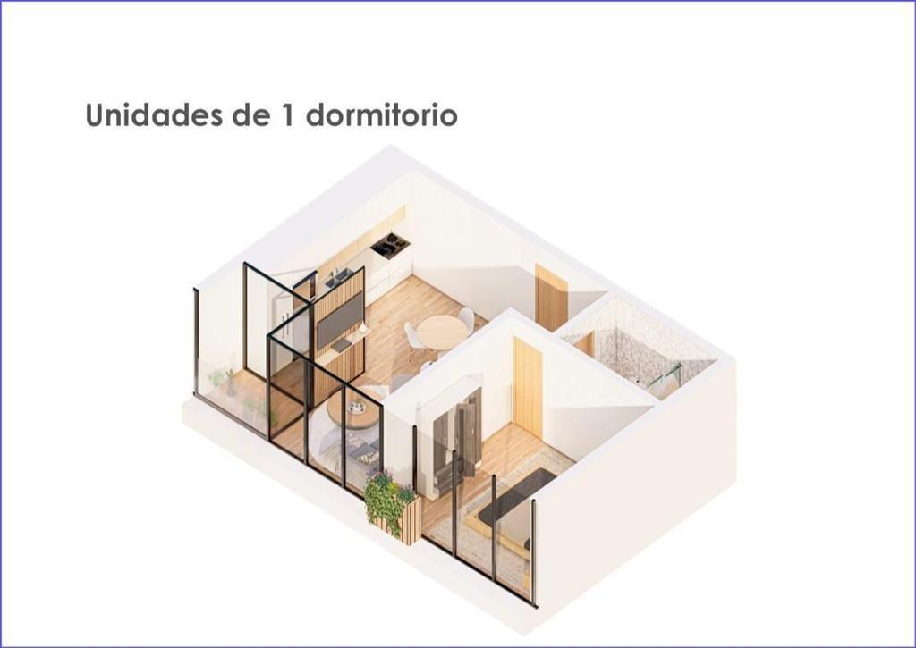 Apartamento de un dormitorio en venta en Playa Mansa - 603