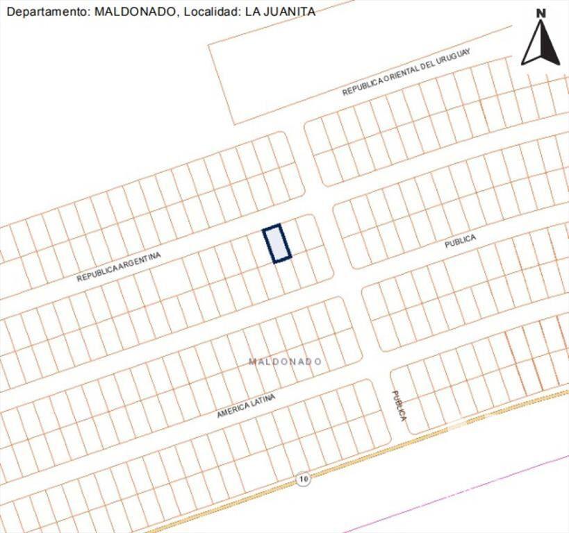 Terreno en venta, en la Juanita.