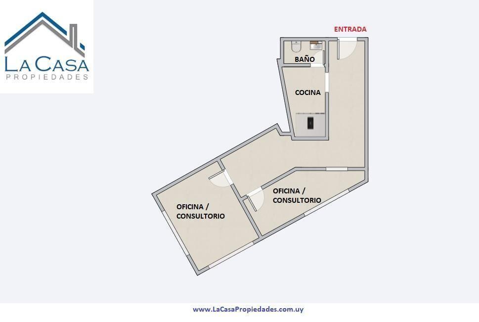 Venta en Tres Cruces de Apartamento para Oficina en Torre d