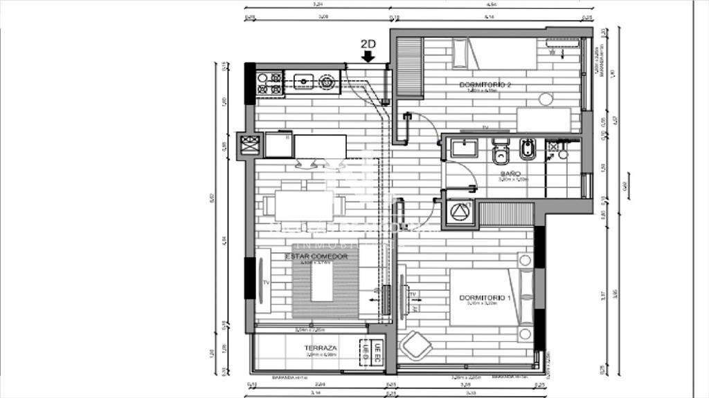 Venta Apartamento a Estrenar de 2 dormitorios en