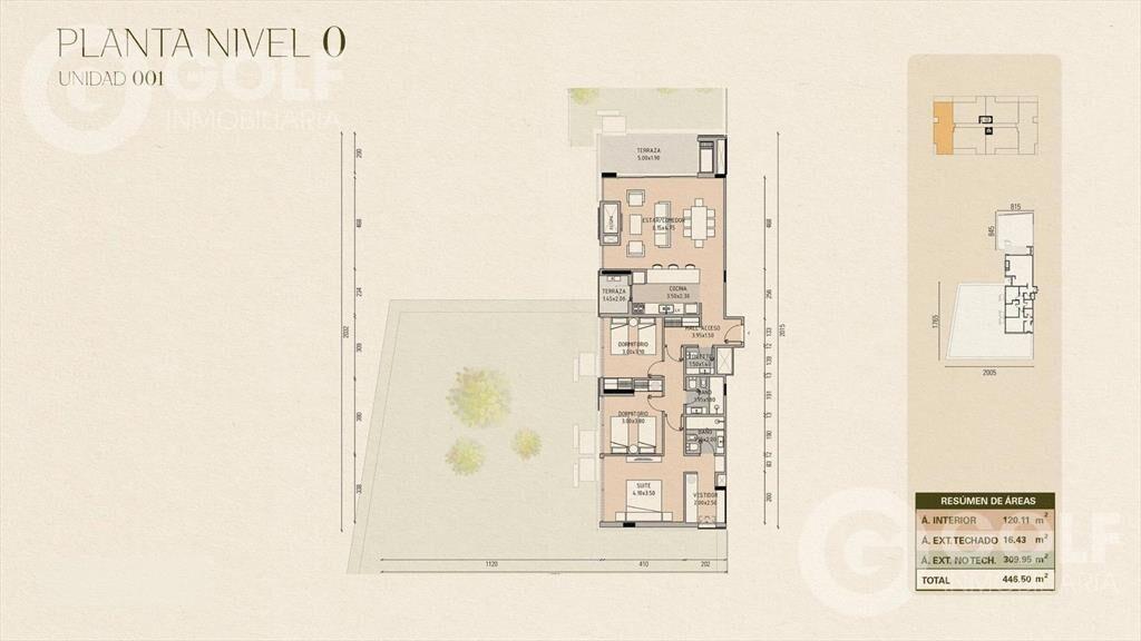 Apartamento en venta de 3 dormitorios y dos cocheras en Bar