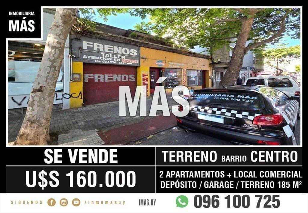 Terreno Venta Padrón Único Centro Montevideo iMas.uy LC *...