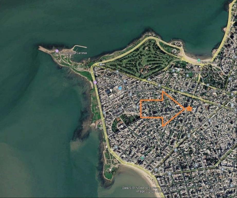 Alquiler Apartamento Nuevo piso alto Punta Carretas 1 dormi