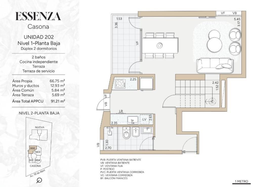 Venta apartamento 2 dorm en Prado, 19 de Abril y Agraciada