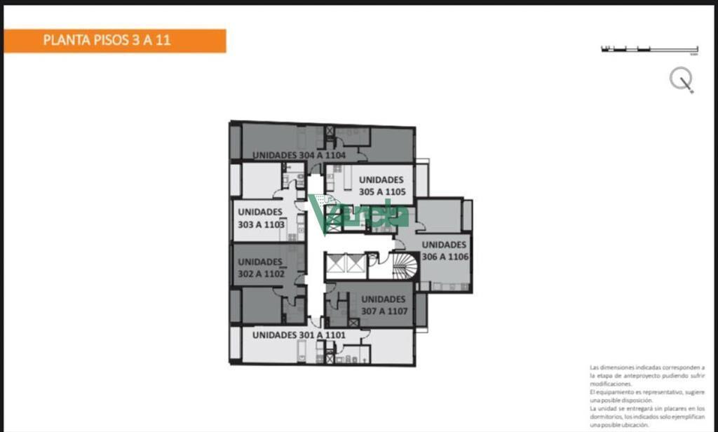 VENTA APTO Cordon, 1 dormitorio, a estrenar, con