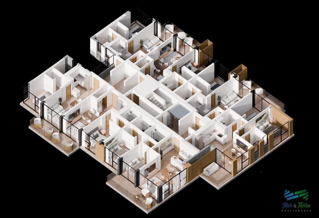 Venta de apartamento 1 dormitorio 2 baños en del