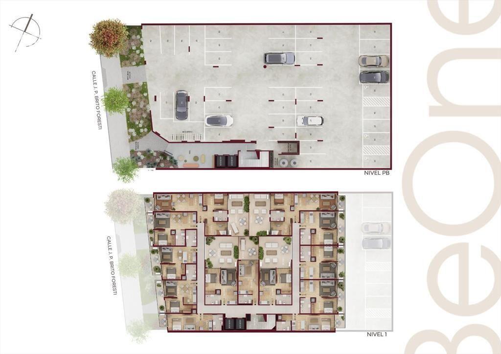 Apartamento monoambiente en venta en La Blanqueada - 109