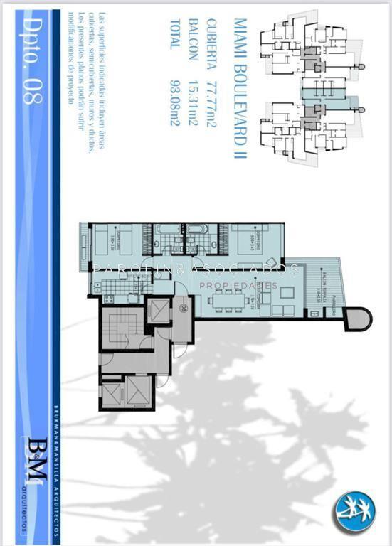 Apartamento en venta de 2 dormitorios en Miami