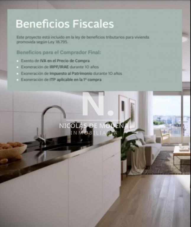 Venta Apartamento de un 1 Dormitorio A Estrenar