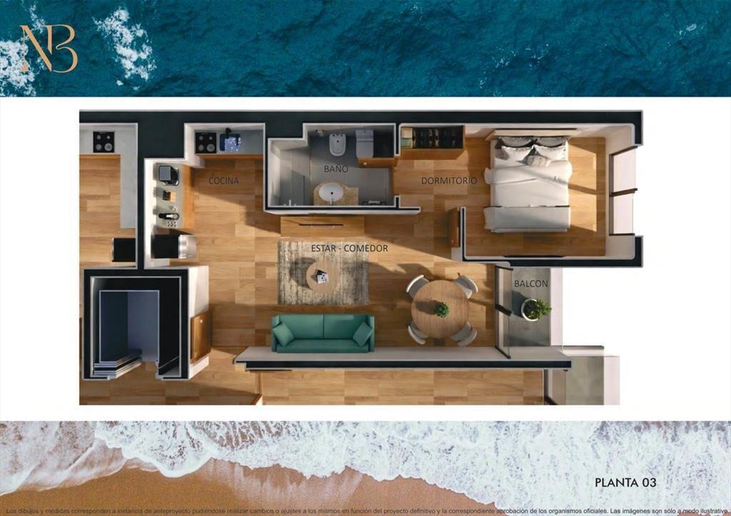 Venta apartamento 1 dormitorio Punta Carretas New B
