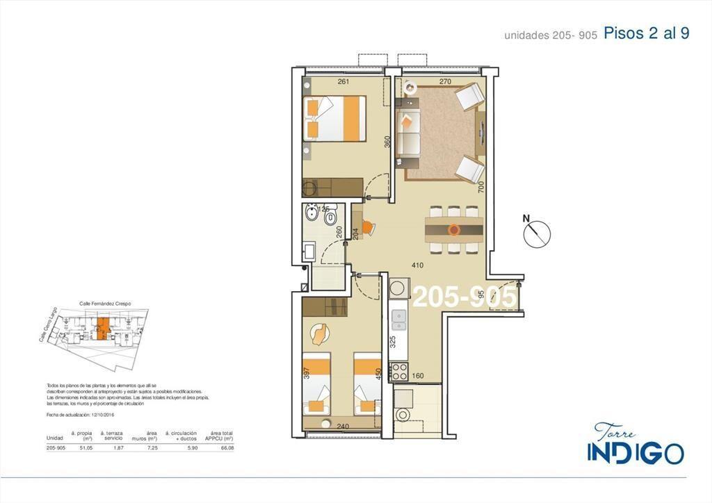 Venta apartamento 2 dormitorios con garaje en Cordón - In...