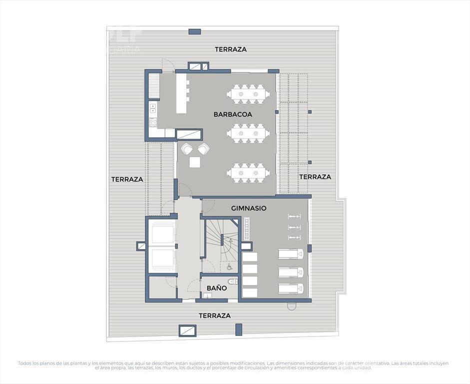Venta de apartamento de 2 dormitorios en Pocitos