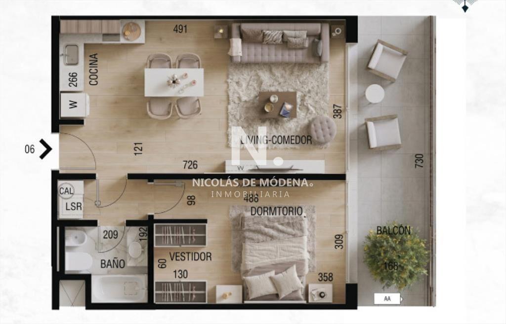 Apartamento de 1 Dormitorio EN VENTA en Carrasco