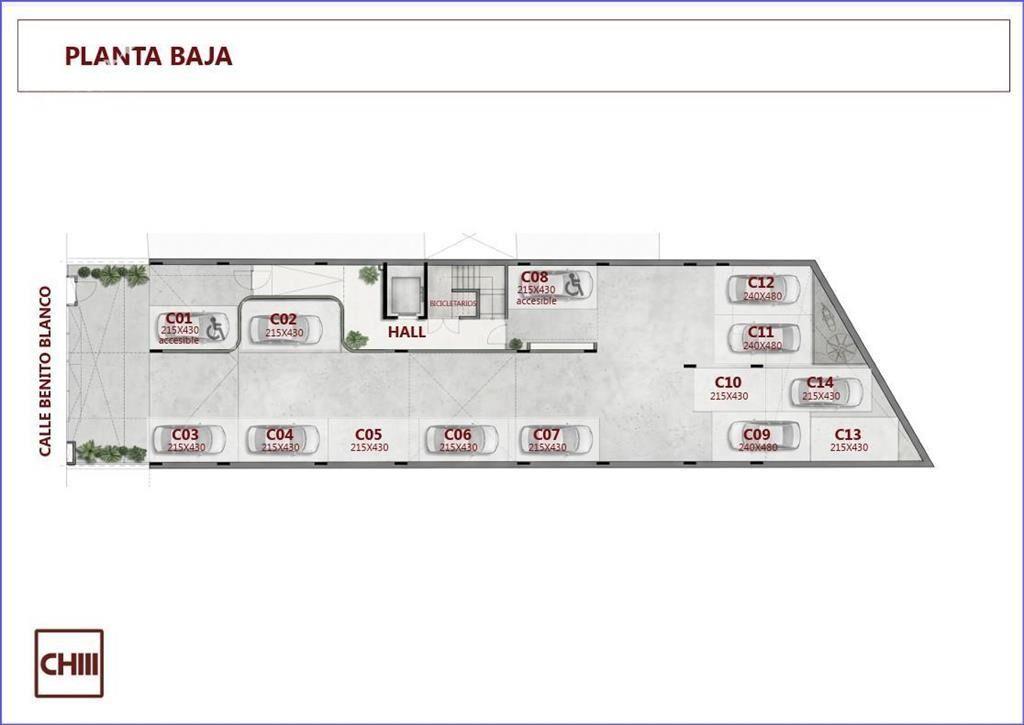 Apartamento de un dormitorio en venta en Pocitos - 403