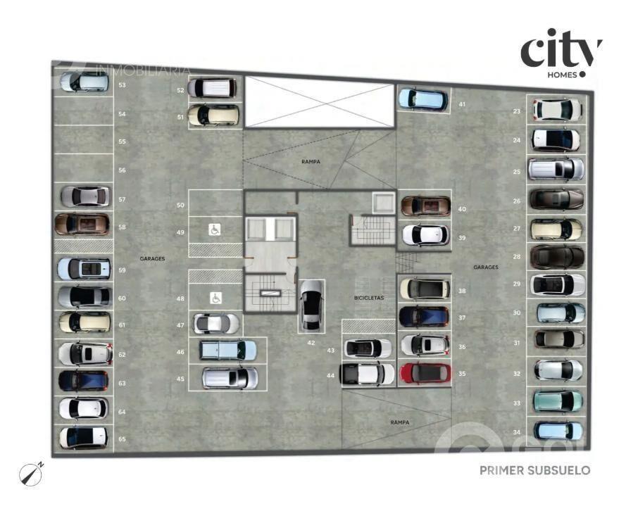 Venta de apartamento de 1 dormitorio con terraza en Cordón