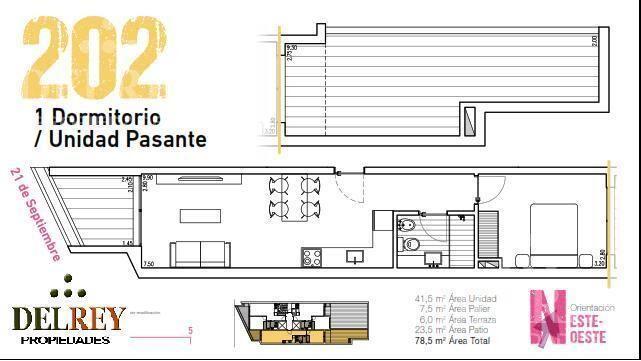 Venta Apartamento - Parque Rodó DELREY PROPIEDADES