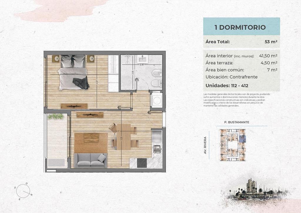 Venta Apartamento 1 Dormitorio en Buceo