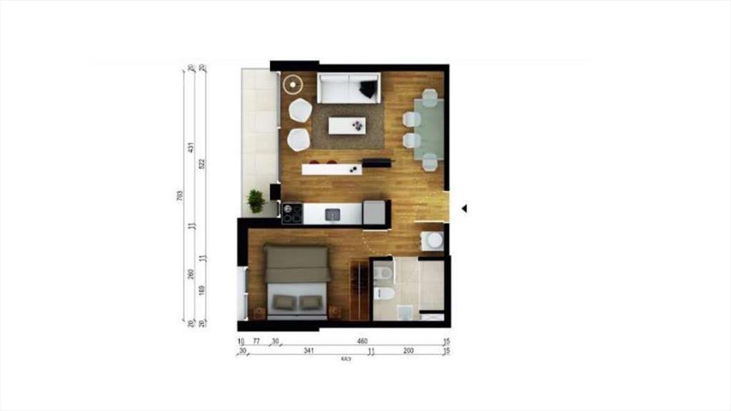 Vendo Apartamento 1 Dormitorio al Frente en La Blanqueada