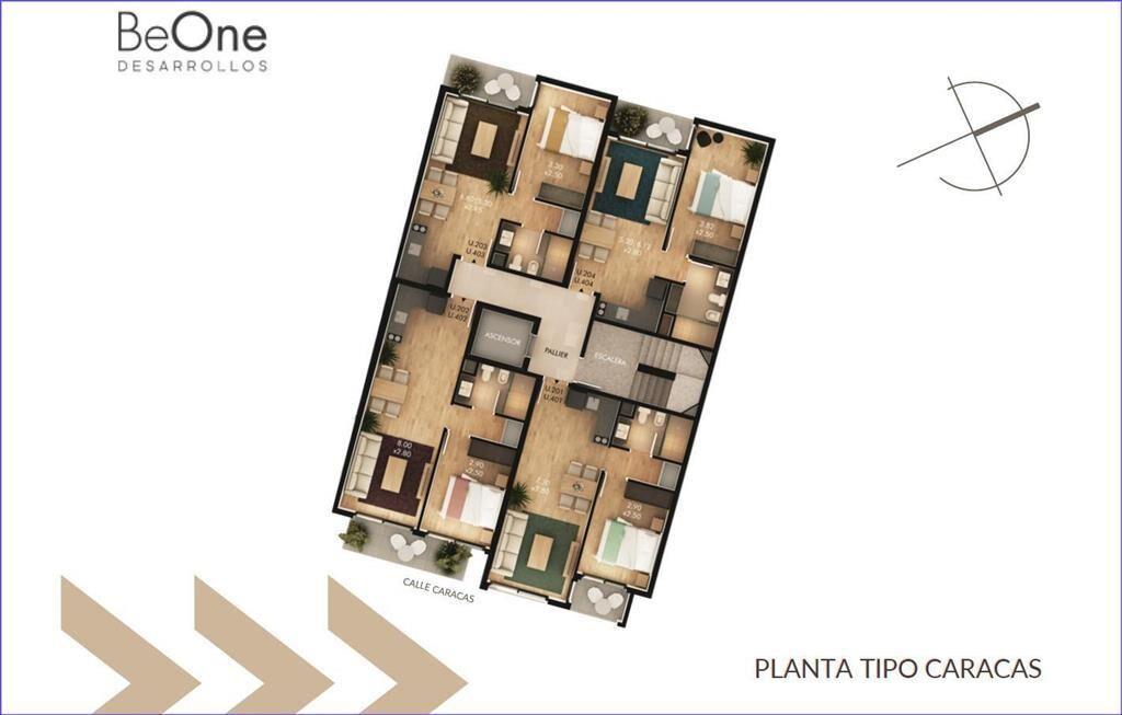 Apartamento de un dormitorio en venta en Buceo - 304B