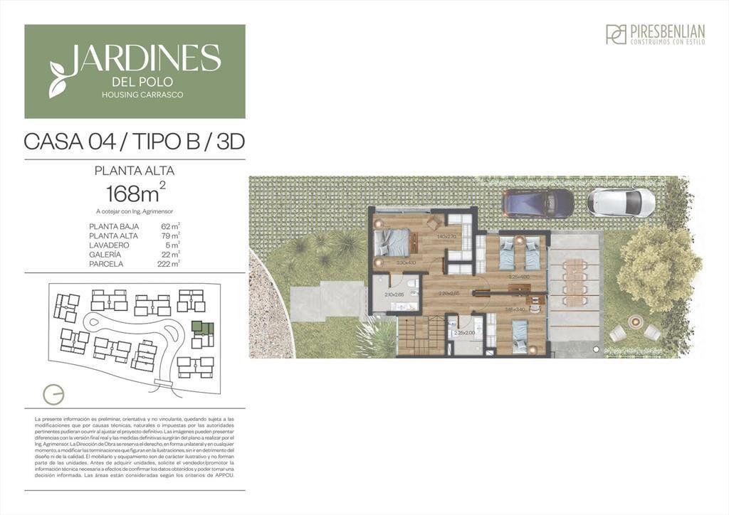 Venta Casa Duplex 3 Dormitorios en Carrasco Norte